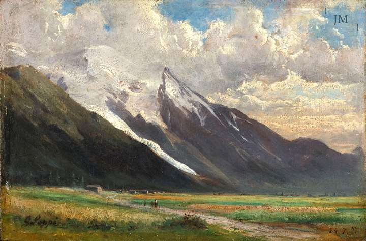 Mont Blanc and the Chamonix Valley in summer